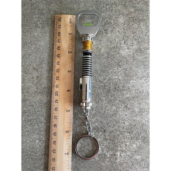 5/$20 Star Wars Lightsaber Bottle Opener Metal Keychain Sci Fi Fan Jedi … - Picture 3 of 4